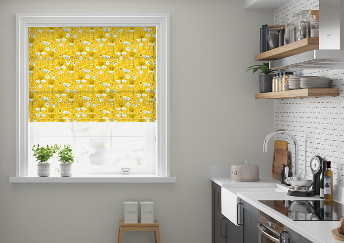 Bergen, Ochre - Roman Blind - Image 3